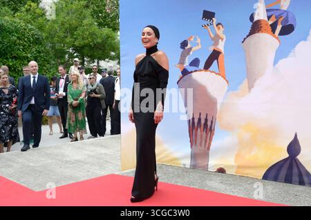 Noomi Rapace bei der Premiere des Kinofilms Mother auf der Biennale di Venezia 2025 / 82. Internationale Filmfestspiele von Venedig im sala Darsena. Venedig, 27.08.2025 foto:XA.XM.xTinghinox/xFuturexImagex Mother 5817 Foto Stock