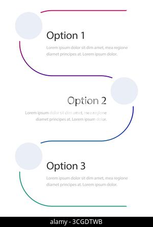 Servizio sanitario per pazienti modello infografico lineare Illustrazione Vettoriale