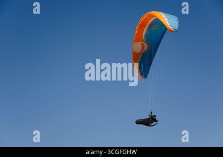 Parapendio , bir Billing, himachal pardesh, India Foto Stock