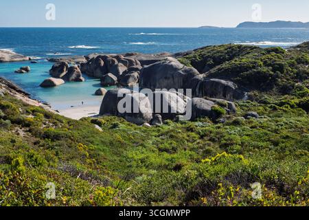 Elephant Rocks, parco nazionale di William Bay, vicino alla Danimarca, Australia Occidentale Foto Stock