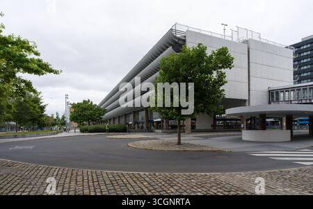 STAZIONE DEGLI AUTOBUS DI PRESTON ARCHITETTURA BRUTALIST Keith Ingham; Charles Wilson; struttura iconica della partnership di progettazione degli edifici Foto Stock