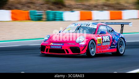 31 agosto 2025 - circuito di Estoril, Portogallo - Porsche Cup Brasil - GP Cascais Estoril tappa Foto Stock