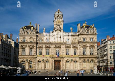 Municipio , Hotel de Ville in Place des Terreaux a Lione, Francia Foto Stock