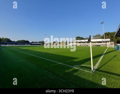 L'Hayes Lane Stadium ospita il Bromley FC di Londra, Regno Unito Foto Stock