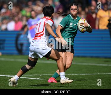 Irlanda donne contro Giappone Coppa del mondo di rugby femminile - primo turno domenica 24 agosto 2025 Franklin's Gardens, Northampton, Inghilterra Foto Stock