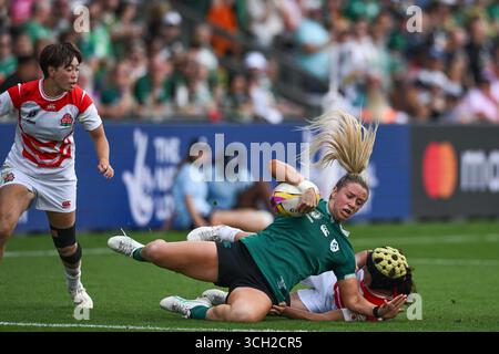 Irlanda donne contro Giappone Coppa del mondo di rugby femminile - primo turno domenica 24 agosto 2025 Franklin's Gardens, Northampton, Inghilterra Foto Stock