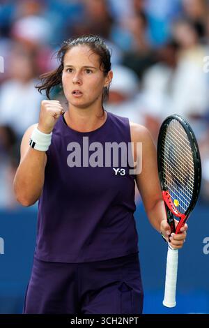 Queens, Stati Uniti. 30 agosto 2025. Queens, New York. 30 agosto 2025: Daria Kasatkina (AUS) durante gli US Open 2025. Crediti: Corleve/Alamy Live News Foto Stock