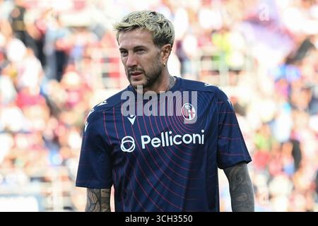 Bologna, Italia. 31 agosto 2025. Federico Bernardeschi (Bologna FC) durante Bologna FC vs Como 1907, partita di serie A A Bologna, Italia, agosto 30 2025 Credit: Independent Photo Agency/Alamy Live News Foto Stock