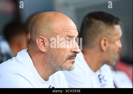 Bologna, Italia. 31 agosto 2025. Vincenzo Italiano (Bologna FC) ritratto durante Bologna FC vs Como 1907, partita di serie A A Bologna, Italia, agosto 30 2025 credito: Agenzia fotografica indipendente/Alamy Live News Foto Stock
