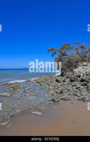 Foto scattata a Corfù, Grecia, nell'agosto del 2025. Foto Stock