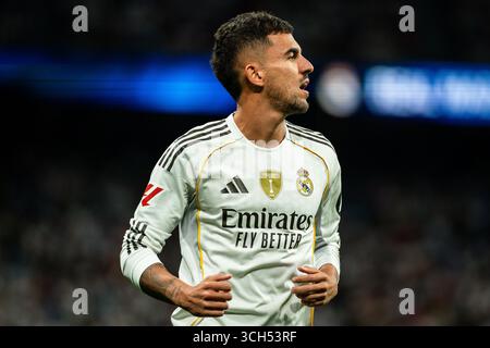 Madrid, Spagna, Spagna. 30 agosto 2025. Dani CEBALLOS del Real Madrid durante la partita di LaLiga tra il Real Madrid CF e l'RCD Mallorca allo stadio Santiago Bernabeu il 30 agosto 2025 a Madrid, Spagna. (Credit Image: © Matthieu Mirville/ZUMA Press Wire) SOLO PER USO EDITORIALE! Non per USO commerciale! Foto Stock