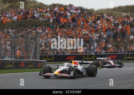 06 HADJAR Isack (fra), Visa Cash App RB F1 Team VCARB02, azione durante il Gran Premio d'Olanda 2025 di Formula 1 Heineken, 15° round del Campionato del mondo di Formula 1 2025 FIA dal 29 al 31 agosto 2025 sul circuito di Zandvoort, a Zandvoort, Paesi Bassi - foto DPPI Foto Stock