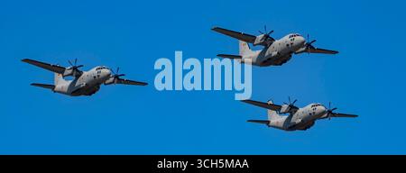 C-27J Spartan al BIAS Air Show 2025 di Bucarest, Romania Foto Stock