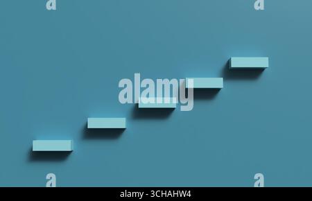 Avanzamento del processo fase presentazione aziendale piano strategico impostazione del flusso di lavoro avanzamento del processo copia spazio informazioni sul successo idea organizzazione del progetto finan Foto Stock