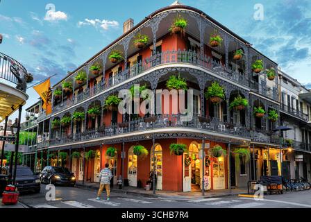 La LaBranche House in Royal Street New Orleans, Louisiana, Stati Uniti Foto Stock