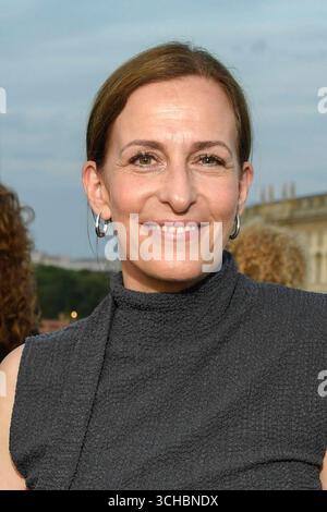 abb Ulrike Frank Schauspielerin zu Gast beim Eroeffnungsempfangs der UFA Filmnaechte 2025 auf der Dachterrasse der Bertelsmann Repräsentanz am 27.08.2025 Berlin Deutschland *** abb Ulrike Frank attrice alla reception di apertura di UFA Filmnaechte 2025 sulla terrazza sul tetto dell'ufficio di rappresentanza Bertelsmann il 27 agosto 2025 a Berlino Germania Foto Stock