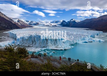Ghiacciaio Perito Moreno, Glacier National Park, Parque Nacional Los Glaciares, El Calafate, Argentina Foto Stock
