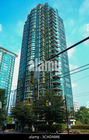 Harbourside Park II condominio a Coal Harbour, Vancouver, BC. Foto Stock
