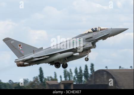 12 Squadron Typhoon a RAF Coningsby Foto Stock