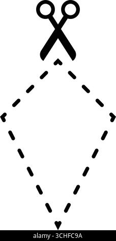 Elemento del foglio di lavoro a forma di aquilone da taglio per l'asilo e l'asilo Illustrazione Vettoriale