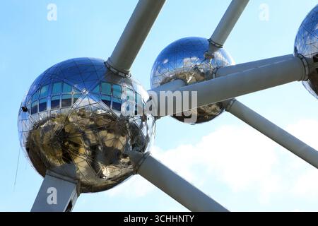 Atomium di Bruxelles, in Belgio Foto Stock