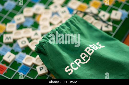 Standalone: Gioco da tavolo Scrabble Foto Stock