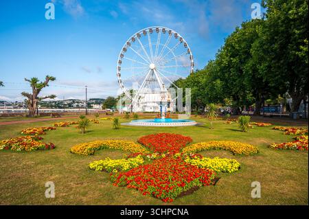 Princess Gardens, Torquay, Devon Foto Stock