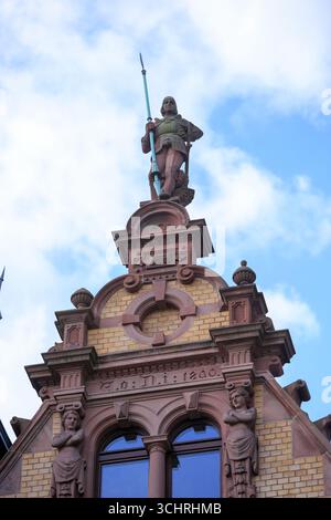 Boppard, Germania - 20-07-25: Villa Belgrano, residenza estiva, costruita nel XIX secolo. Oggi è utilizzato come centro conferenze per la Renania-Palatinato Foto Stock