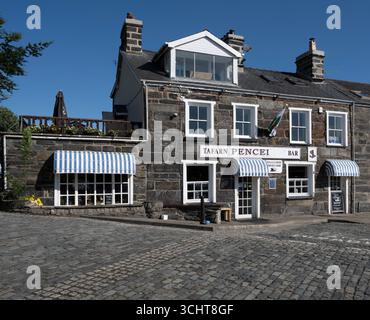 Tafarn Pencei, pub e bar, Corn Hill, Porthmadog, Gwynedd, Galles, Regno Unito - edificio classificato di grado II Foto Stock