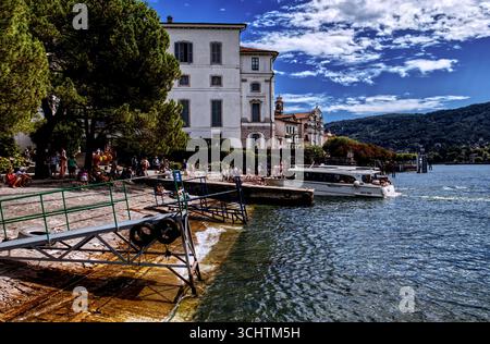 STRESA, ITALIA 5 AGOSTO 2025: Isola bella sul Lago maggiore, località turistica del Piemonte. Foto Stock