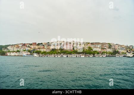 Paesaggio urbano della parte asiatica di Istanbul, Turchia Foto Stock