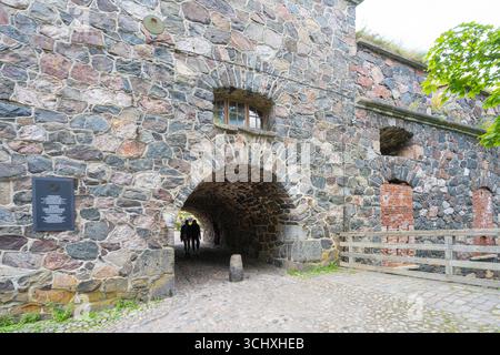 Helsinki, Finlandia. Agosto 27 2025. le fortificazioni militari intorno all'isola Foto Stock