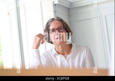 Julia von Blumenthal, Praesidentin der Humboldt Universitaet Berlin foto vom 18.08.2025. SOLO PER USO EDITORIALE *** Julia von Blumenthal, Presidente dell'Università Humboldt di Berlino foto dal 18 08 2025 SOLO PER USO EDITORIALE Copyright: epd-bild/ChristianxDitsch D25D0818JuliaVonBlumenthal161131 Foto Stock