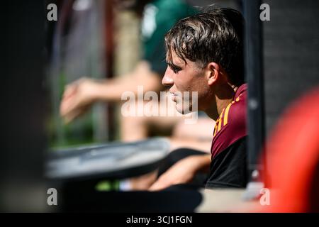 Roma, Italia. 4 settembre 2025. Lorenzo paratici dell'AS Roma durante l'amichevole di calcio tra AS Roma e Roma City FC al Centro sportivo Fulvio Bernardini di Roma (Italia), 4 settembre 2025. Crediti: Insidefoto/Alamy Live News Foto Stock