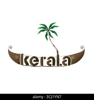 Kerala text | Kerala typography | Kerala text English Word | Kerala text Effect Art & Illustration Save kerala Illustrazione Vettoriale