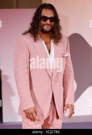 Venezia, Italien. 3 settembre 2025. Jason Momoa partecipa alla prima di "Duse" durante la 82a Mostra Internazionale d'Arte cinematografica di Venezia al Palazzo del Cinema sul Lido di Venezia, Italia, il 3 settembre 2025. Credito: dpa/Alamy Live News Foto Stock