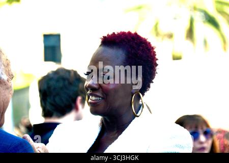 L'attrice Viola Davis partecipa alla cerimonia della stella Hollywood Walk of Fame di Jessica Chastain sull'Hollywood Boulevard a Los Angeles, California, 4 settembre 2025. Foto Stock