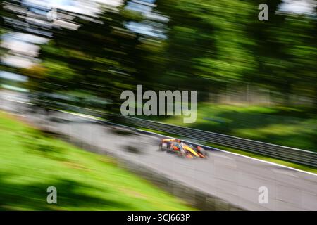 Alex Dunne della McLaren durante le prove libere 1 a Monza, davanti al Gran Premio d'Italia di domenica. Data foto: Venerdì 5 settembre 2025. Foto Stock