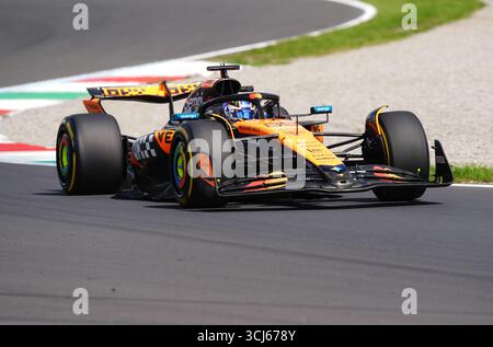 Alex Dunne della McLaren durante le prove libere 1 a Monza, davanti al Gran Premio d'Italia di domenica. Data foto: Venerdì 5 settembre 2025. Foto Stock