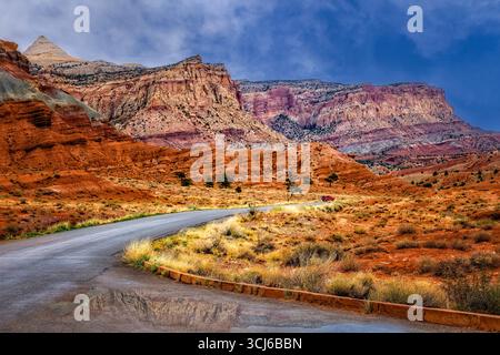 Parco nazionale di Capitol Reef Foto Stock