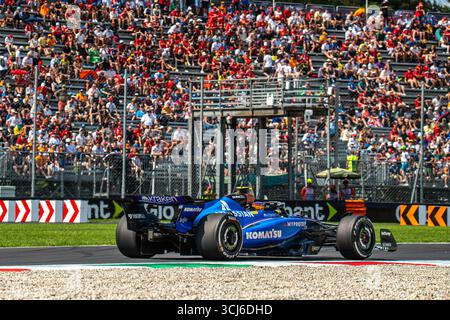 5 settembre 2025, Monza, Verbania, italia: Carlos Sainz Jr. (ESP) alla guida della Williams Racing durante le prove libere del GP di F1 d'Italia sul circuito di Monza il 5 settembre 2025. (Credit Image: © Federico Manoni/ZUMA Press Wire) SOLO PER USO EDITORIALE! Non per USO commerciale! Foto Stock