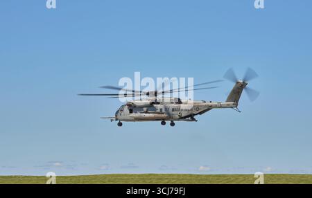 2025 Cleveland Air Show US Marine Corp Elicottero CH-53 Foto Stock