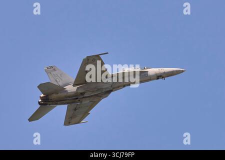 2025 Cleveland Air Show Navy F/A-18 Super Hornet Foto Stock