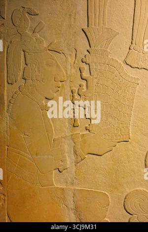 Palenque, Messico - 25 marzo 2025: Sito archeologico di Palenque a Palenque, Chiapas, Messico. Foto Stock