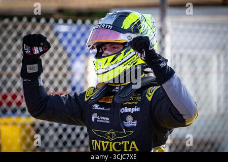 Monza, Italie. 6 settembre 2025. FORNAROLI Leonardo (ita), Invicta Racing, Dallara F2 2024, ritratto durante l'11° round del Campionato FIA di Formula 2 2025 dal 5 al 7 settembre 2025 sull'autodromo Nazionale Monza, a Monza, Italia - Photo Sebastiaan Rozendaal/DPPI credito: DPPI Media/Alamy Live News Foto Stock