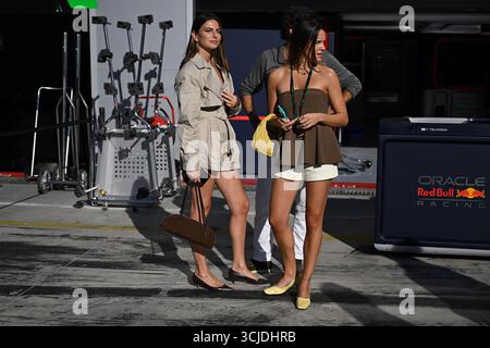 Monza, Italia. 6 settembre 2025. Kelly Piquet dopo la sessione di qualificazione del Gran Premio d'Italia di Formula 1 sul circuito dell'autodromo Nazionale di Monza, a Monza, Italia, il 6 settembre 2025. (Credit Image: © Beata Zawrzel/ZUMA Press Wire) SOLO PER USO EDITORIALE! Non per USO commerciale! Foto Stock