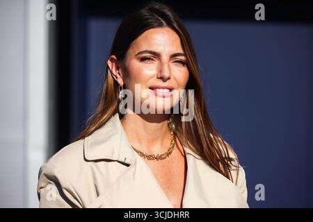 Monza, Italia. 6 settembre 2025. Kelly Piquet dopo la sessione di qualificazione del Gran Premio d'Italia di Formula 1 sul circuito dell'autodromo Nazionale di Monza, a Monza, Italia, il 6 settembre 2025. (Credit Image: © Beata Zawrzel/ZUMA Press Wire) SOLO PER USO EDITORIALE! Non per USO commerciale! Foto Stock