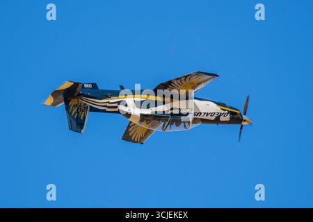 T-6A Texan II all'AFW 2025 a Tanagra, Grecia Foto Stock