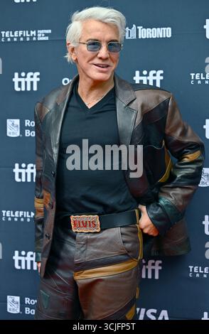 Toronto, Canada. 6 settembre 2025. Il regista Baz Luhrmann partecipa alla prima mondiale di "Epic: Elvis Presley in Concert" durante il Toronto International Film Festival al Princess of Wales Theatre di Toronto, Canada, sabato 6 settembre 2025. Quest'anno, il festival festeggia la sua 50a edizione e presenta 291 film provenienti da tutto il mondo. Foto di Chris Chew/UPI credito: UPI/Alamy Live News Foto Stock