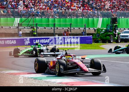 Monza, Italia. 7 settembre 2025. 9/7/2025 - Lewis Hamilton (GBR) - Scuderia Ferrari - Ferrari SF-25 - Ferrariduring della Formula 1 Pirelli Gran Premio d'Italia 2025 sul circuito di Monza, Lombardia, Italia, dal 6 al 9 settembre 2025. 16° round del Campionato del mondo di Formula 1 FIA 2025. (Foto di Alessio De Marco/Sipa USA) credito: SIPA USA/Alamy Live News Foto Stock